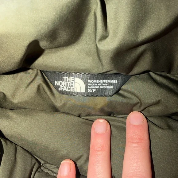 The North Face Olive Green Quilted Vest - Picture 3 of 3